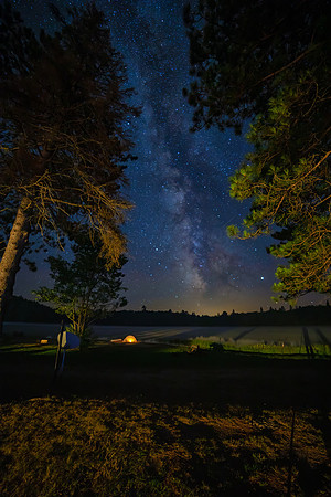 Milky Way over Otter Lake