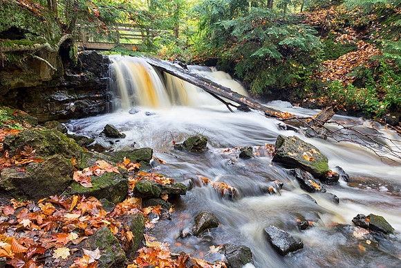 Upper Chapel Falls in Autumn