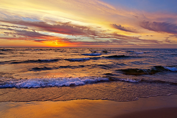 Golden Hued Sunset