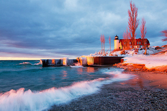 Winter's Eve at Point Betsie