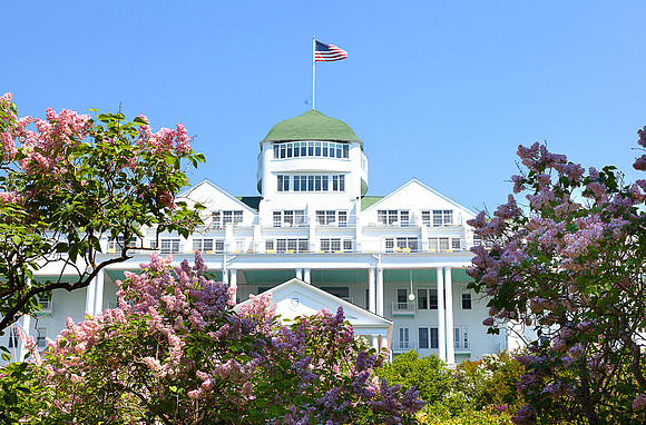 Grand Hotel and Lilacs