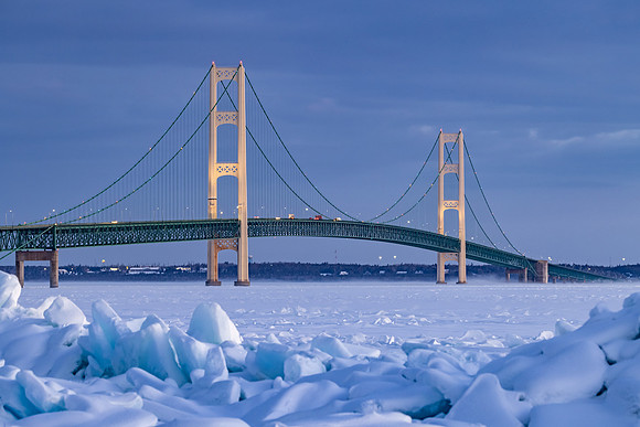 Blue Ice at the Bridge - UP-606 CS216525