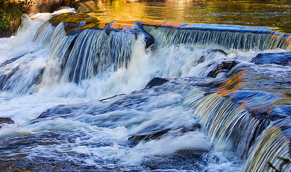 Autumn Day at Bond Falls