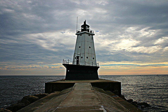 Breakwater Lighthouse at Dusk