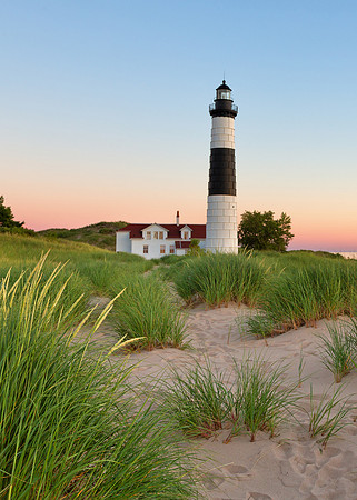 Emerald Grasses at Big Sable - Portrait