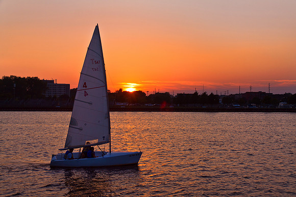Sailing on the Saginaw River