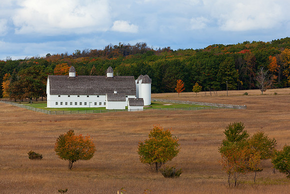 D.H. Day Barn in Autumn