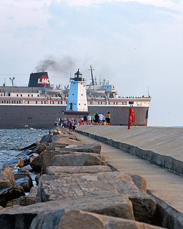 Badger and the Ludington Light