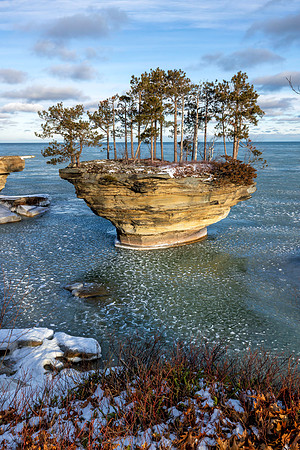 Turnip Rock in Winter