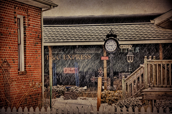 Train Station in Winter