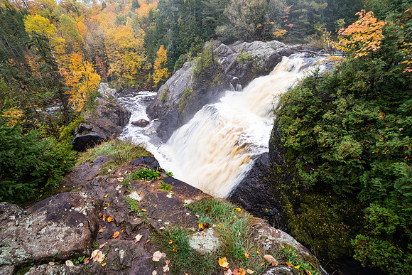 Gabbro Falls in Autumn