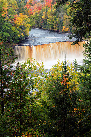 Autumn Visits Tahquamenon Falls - Michigan Upper Peninsula