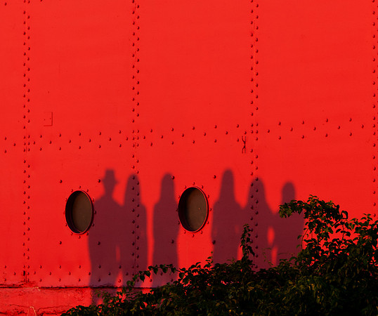 Silhouettes on Big Red