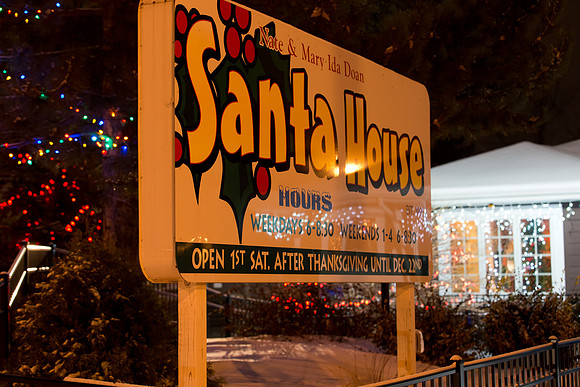 Bay City Michigan Santa House