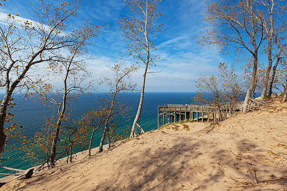 Overlook on Pierce Stocking Scenic Drive