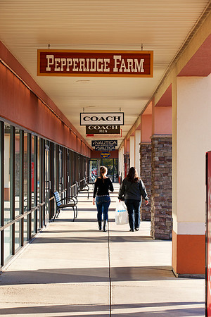 Shopping at the Birch Run Outlet Shops