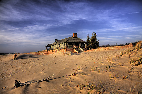 Beach House in Autumn