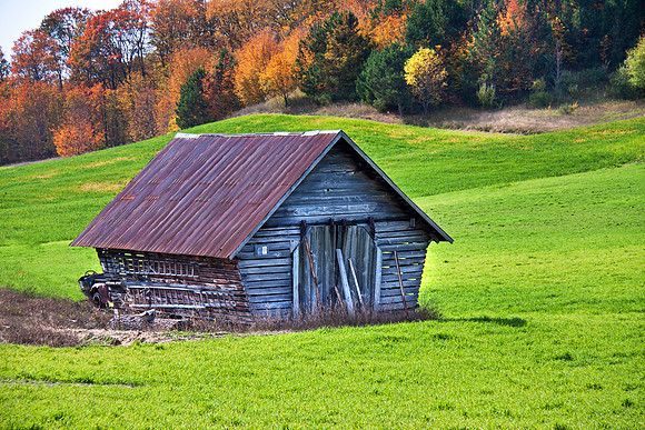 Corn Crib on Leelanau