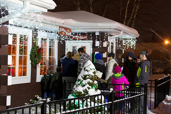 Bay City Michigan Santa House